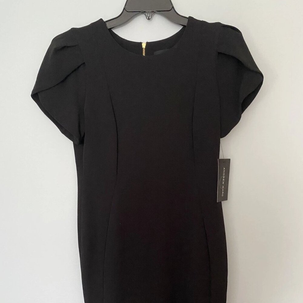 Andrew Marc Suiting Business Dress Black Size 10